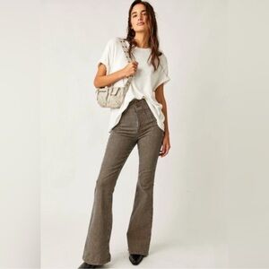 We The Free High Rise Brown Jeans